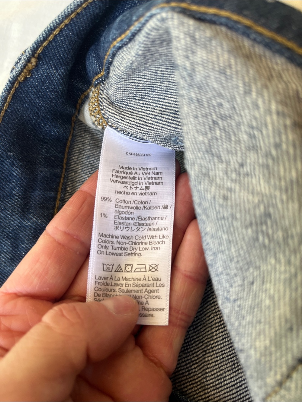 Madewell Dark Blue High-Rise Denim Shorts - Picture 5 of 8